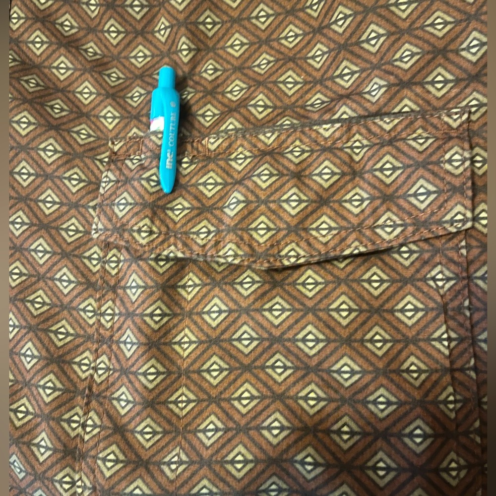 🛍️3 For $10🛍️ Duluth Trading Co Men's Rusty Burgundy Relaxed Fit Shirt, 2XL - Picture 9 of 9